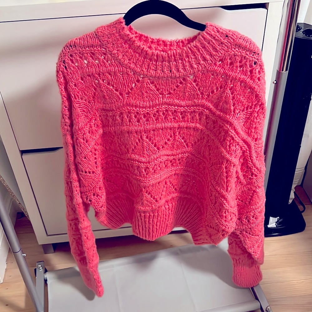 Hot pink Aqua sweater